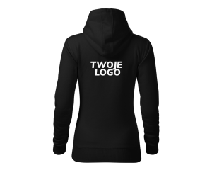 Ciepła damska bluza z nadrukiem - twoje logo lub napis