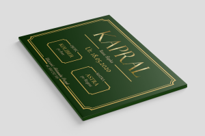 Tabliczka na boks zielona CLASSIC