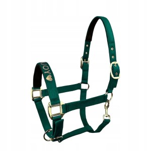 Kantar dla konia Horsenjoy Velvet r. COB , zielony, elegancki