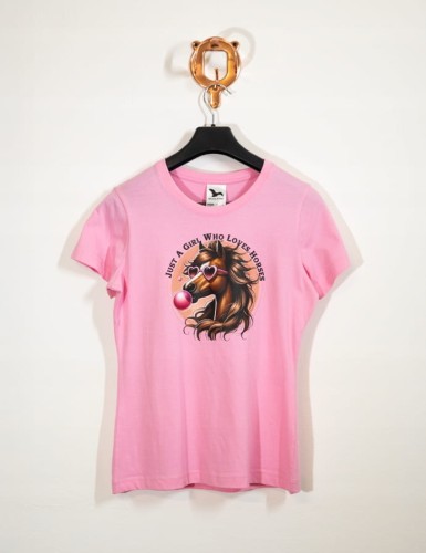 Koszulka damska z nadrukiem konia ROZM S IDEALNA NA PREZENT